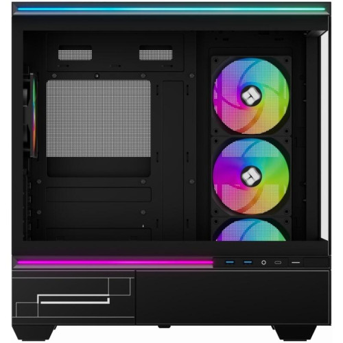 Корпус без блока питания/ Case Thermalright M10 FAN4-C, Mini-Tower, TG, 4x120mm ARGB, 2xUSB-A 3.0, 1xUSB Type-C, mATX, mITX Black Корпус без блока питания/ Case Thermalright M10 FAN4-C, Mini-Tower, TG, 4x120mm ARGB, 2xUSB-A 3.0, 1xUSB Type-C, mATX, mITX Black