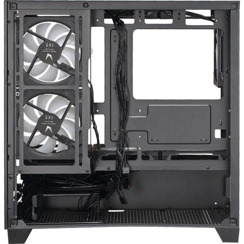 Корпус Formula Crystal Z1M черный mATX 7x120mm 1xUSB2.0 1xUSB3.0 audio bott PSU [CRISTAL Z1M]