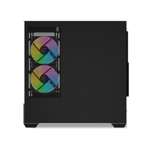 Корпус ПК без блока питания/ Case SAMA V40 Black, Midi-Tower, TG, 6x120mm ARGB, 2xUSB 3.0 + 1xUSB 3.1 Type-C, ATX, mATX, mITX Black