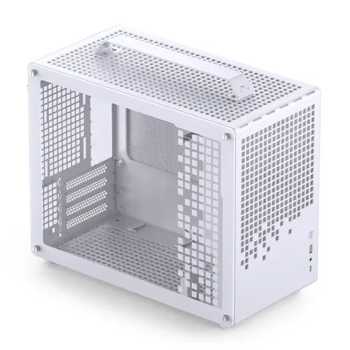 Корпус без блока питания/ Case JONSBO Z20, Mini-Tower, TG, no fan, 1xUSB-A 3.2 + 1xUSB-C 3.2, mATX, mITX White