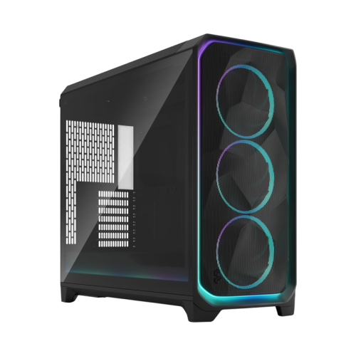 Корпус ПК без блока питания/ Case Fractal Design Meshify 3 XL Ambience Pro RGB TG Light Tint, Full-Tower, 3x140mm ARGB, 2xUSB-A 3.2 + 1xUSB 3.2 Type-C SSI-EEB, SSI-CEB, E-ATX, ATX, mATX, mITX, Black