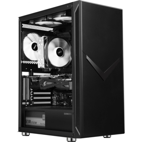 Корпус Accord 3501 черный ATX 8x120mm 5x140mm 2x200mm 2xUSB2.0 1xUSB3.0 audio bott PSU [ACC-3501]