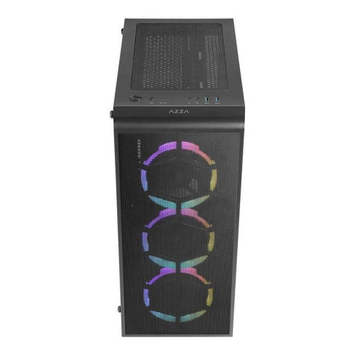 Корпус Azza Prime 360E черный ATX 5x120mm 2x140mm 2xUSB3.0 audio bott PSU [CSAZ- 360E PRIME 360E]