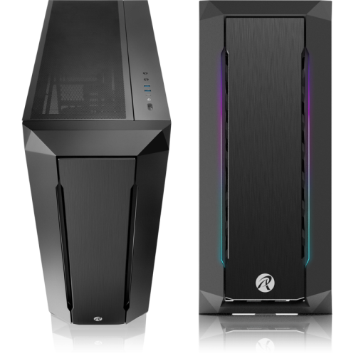 Корпус без блока питания/ Case Raijintek ZOFOS ULTRA, Full-Tower, TG, no fan, 2xUSB-A 3.0 + 1xUSB Type-C , SSI-EEB, E-ATX, ATX, mATX, mITX Black
