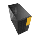 Корпус ПК без блока питания/ Case Geometric Future Model 5 Vent, Midi-Tower, TG, no fans, 2xUSB-A 3.0, 1xUSB 3.2 Type-C, E-ATX, ATX, mATX, mITX Black/Yellow