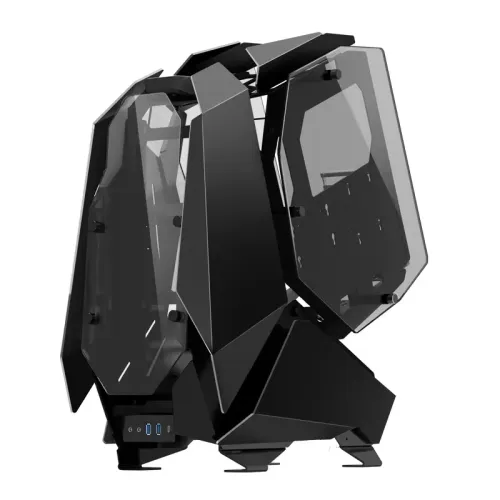 Корпус без блока питания/ Case JONSBO MOD-5, Full-Tower, TG, no fans, 2xUSB-A 3.0 + 1xUSB-C 3.2, ATX, mATX, mITX Black