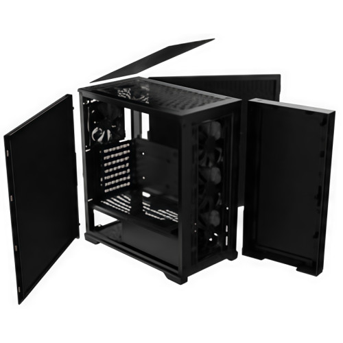 Корпус без блока питания/ Case Raijintek OPORA M5, Mini-Tower, 3x120mm, 2xUSB-A 3.0 + 1xUSB-C, mATX, mITX Black Корпус без блока питания/ Case Raijintek OPORA M5, Mini-Tower, 3x120mm, 2xUSB-A 3.0 + 1xUSB-C, mATX, mITX Black