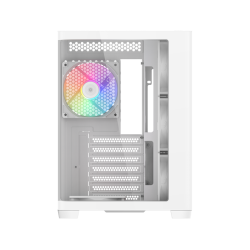 Корпус ПК без блока питания/ Case SAMA V60 White, Midi-Tower, TG, 7x120mm ARGB, 2xUSB 3.0 + 1xUSB 3.1 Type-C, ATX, mATX, mITX White