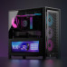 Корпус без блока питания/ Case Corsair Frame 4000D LCD RS ARGB, Midi-Tower, TG, 3x120mm ARGB, 2xUSB-A 3.2, 1xUSB 3.2 Type-C, E-ATX, ATX, mATX, mITX Black