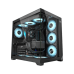 Корпус без блока питания/ Case PCCooler C3T700 BK, Midi-Tower, TG, no fans, 1xUSB-A 3.0 + 1xUSB-A 2.0 + 1xUSB-C, ATX, mATX, mITX Black