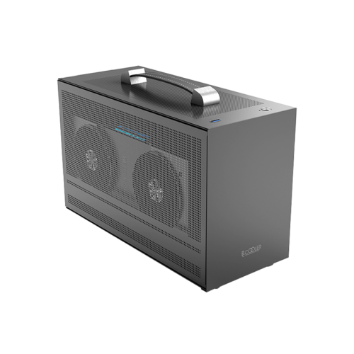 Корпус без блока питания/ PCCooler I100 PRO MESH GY, Mesh Compact, Grey, SPCC, no fans ITX 60/300/SFX PSU support; 1x2.5