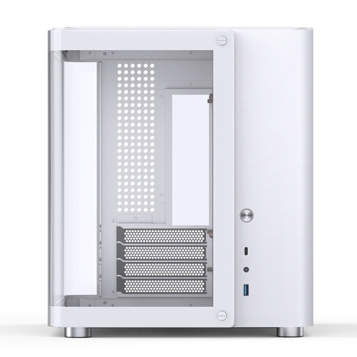 Корпус без блока питания/ Корпус JONSBO TK-1 White MATX без БП, mini-ITX, micro-ATX, ATX, белый