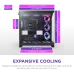 Корпус без блока питания/ Case NZXT H9 Flow RGB+ (2025), Midi-Tower, TG, 6x140mm RGB + 1x120mm RGB, 2xUSB-A 3.2 + 1xUSB-C 3.2, E-ATX, ATX, mATX, mITX Black