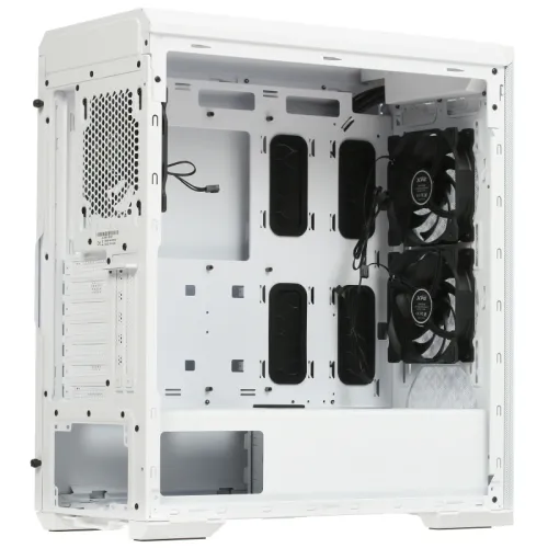 Корпус XPG DEFENDER WHITE [DEFENDER-WHCWW] (Midi-Tower, белый, TG, 120mm fan*3)
