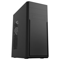 Корпус c блоком питания 500 Ватт/ Case Foxline FL-302-FZ500R ATX case, black, w/PSU 500W 12cm, w/2xUSB2.0, w/pwr cord, w/o FAN