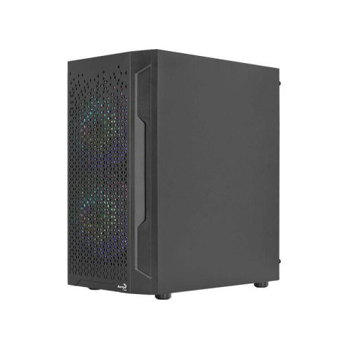Корпус Aerocool Trinity Mini-G-BK v2 черный mATX 6x120mm 1xUSB2.0 2xUSB3.0 audio bott PSU [ACCS-PV32033.11]