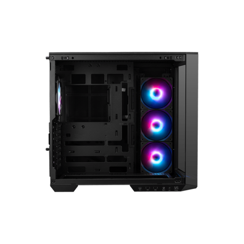 Корпус ПК без блока питания/ Case MSI MAG PANO 100R PZ, Midi-Tower, TG, 4x120mm ARGB, 2xUSB 3.2, 1xUSB 3.2 Type-C, ATX, mATX, mITX Black