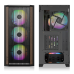 Корпус без блока питания/ Case Raijintek AGOS MAX-MS4, Midi-Tower, TG, 4x140mm ARGB, 2xUSB 3.0 + 1xUSB Type-C, E-ATX, ATX, mATX, mITX Black