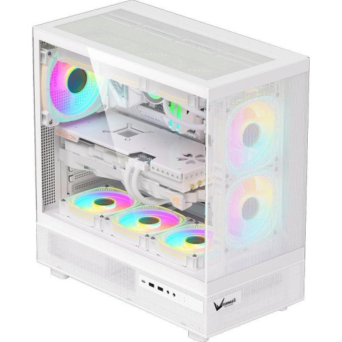 Корпус Formula Crystal Z8 белый ATX 9x120mm 6x140mm 1xUSB3.0 audio bott PSU [CRYSTAL Z8 W]