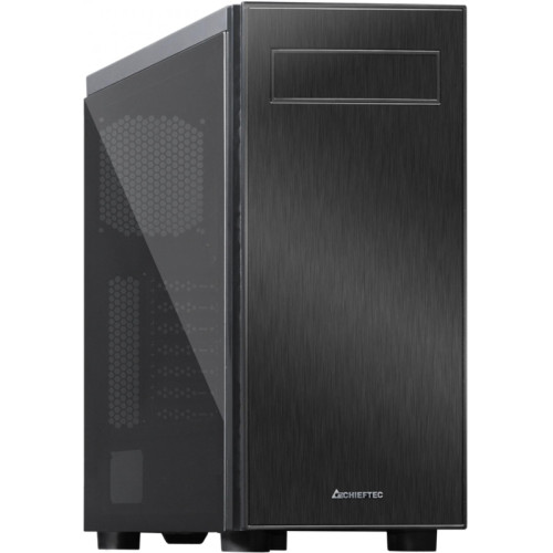 Корпус Chieftec HAWK черный ATX 2x80mm 2x120mm 2xUSB2.0 2xUSB3.0 audio bott PSU [AL-02B-TG-OP]