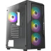 Корпус Azza Fighter черный ATX 4x120mm 2x140mm 2xUSB2.0 1xUSB3.0 audio bott PSU [CSAZ-290 FIGHTER]