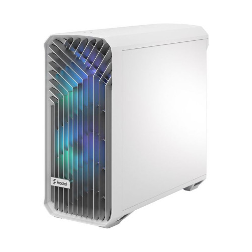 Корпус ПК без блока питания/ Case Fractal Design Torrent RGB TG Clear Tint, Full-Tower, 2x180mm + 3x140mm RGB, 2xUSB-A 3.2 + 1xUSB 3.2 Type-C E-ATX, SSI-CEB, SSI-EEB, ATX, mATX, mITX White