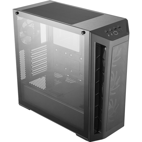 Корпус без БП/ Cooler Master MasterBox MB530P, 2xUSB3.0, 2xUSB2.0, 1x120 Fan, 3x120RGB fan, w/o PSU, Black, ATX