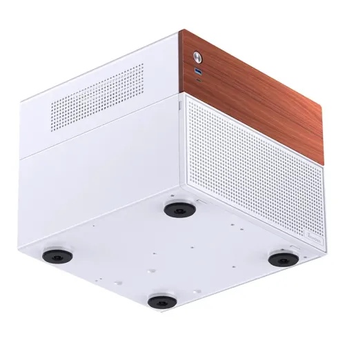Корпус без блока питания/ Case JONSBO N4, Mini-Tower, 1x120mm, 1xUSB-A 3.0 + 1xUSB-C 3.2, SFX PSU Support, mATX, mITX White