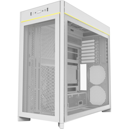Корпус Montech HS01 белый без БП ATX 2xUSB3.0 audio bott PSU