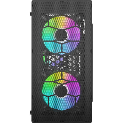 Корпус Bloody BD-CC101F черный mATX 1x80mm 1x92mm 2xUSB2.0 1xUSB3.0 audio [BD-CC101F-BK]