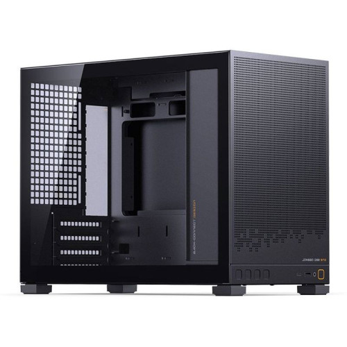 Корпус без блока питания/ Jonsbo D32 STD BLACK, Mini-Tower, no fans, mATX, mITX, 1xUSB3.2 Gen1 Type-A, 1xUSB3.2 Gen 2 Type-C, 1xAUDIO, 1xMIC