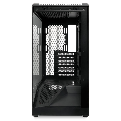 Корпус без блока питания/ Case HSPD F711, Panoramic Full Tower, Black, TG, 0.7 SPCC, no fans ATX, mATX, mITX 190/420/280mm 2x2.5 Корпус без блока питания/ Case HSPD F711, Panoramic Full Tower, Black, TG, 0.7 SPCC, no fans ATX, mATX, mITX 190/420/280mm 2x2.5