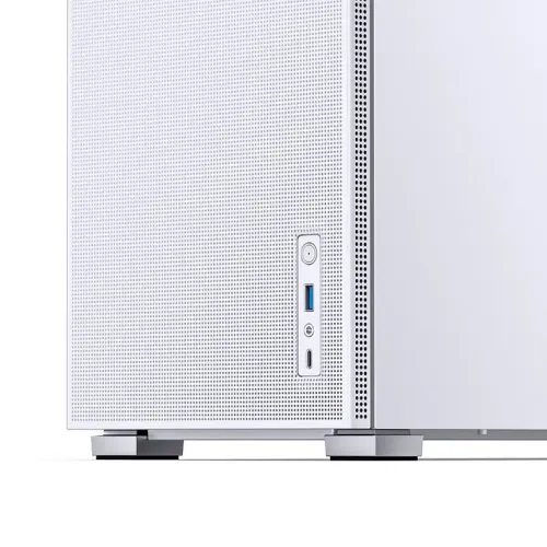 Корпус без блока питания/ Case JONSBO D41 MESH, Midi-Tower, TG, no fan, 1xUSB-A 3.2 + 1xUSB-C 3.2, ATX, mATX White