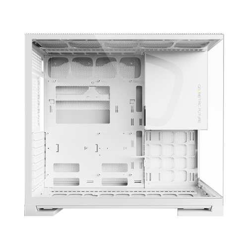 Корпус ПК без блока питания/ Case Geometric Future Model 5, Midi-Tower, TG, no fans, 2xUSB-A 3.0, 1xUSB 3.2 Type-C, E-ATX, ATX, mATX, mITX White