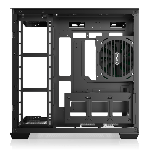 Корпус без блока питания/ Case Raijintek ATREUS BT4, Midi-Tower, TG, 4x120mm ARGB, 2xUSB-A 3.0 + 1xUSB Type-C , E-ATX, ATX, mATX, mITX Black