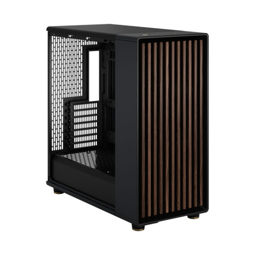 Корпус ПК без блока питания/ Case Fractal Design North XL RC Charcoal TG Dark, Full-Tower, 3x140mm, 2xUSB-A 3.0 + 1xUSB 3.2 Type-C, ATX, mATX, mITX Black