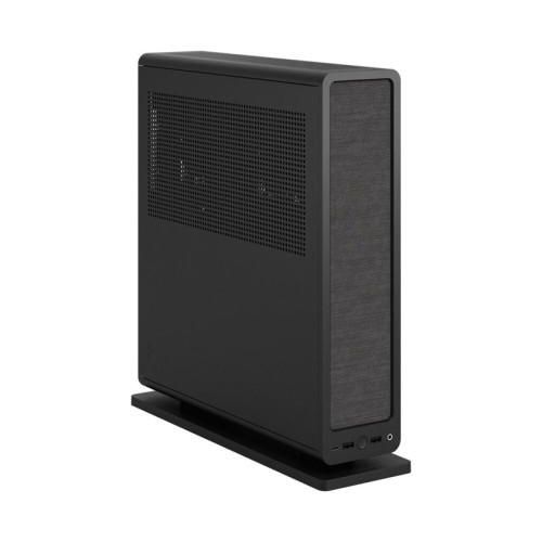 Корпус без блока питания/ Case Fractal Design Ridge, 2x140mm, 2xUSB-A 3.2 + 1xUSB 3.2 Type-C, SFX PSU Support, mITX Black