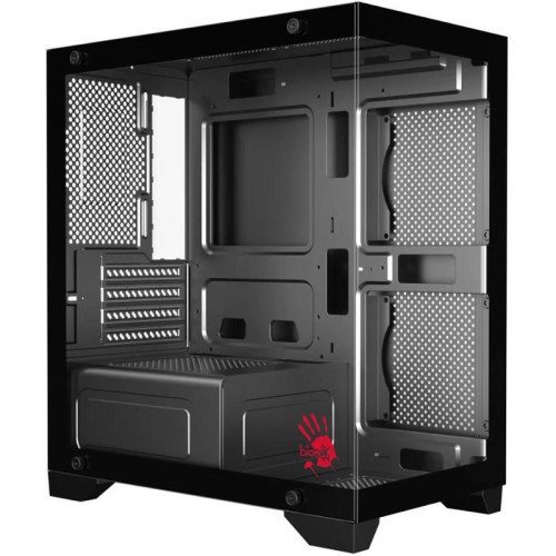 Корпус Bloody BD-CC103F черный без БП mATX 7x120mm 1xUSB2.0 1xUSB3.0 audio bott PSU