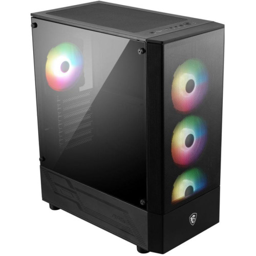 Корпус MSI MAG FORGE 112R черный ATX 2x120mm 4x140mm 2xUSB3.0 audio bott PSU [306-7G16X23-809]