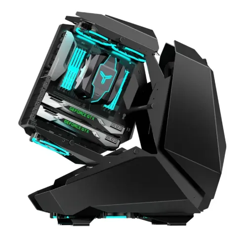 Корпус без блока питания/ Case JONSBO MOD-5, Full-Tower, TG, no fans, 2xUSB-A 3.0 + 1xUSB-C 3.2, ATX, mATX, mITX Black