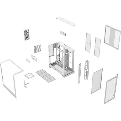 Корпус Thermaltake View 390 Air белый без БП ATX 9x120mm 2x140mm 2x200mm 2xUSB3.0 audio bott PSU