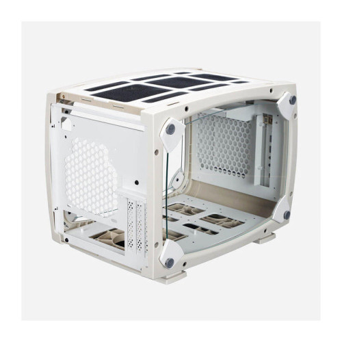 Корпус без блока питания/ Case InWin Explorer, Mini-Tower, TG, 3x120mm ARGB, 2xUSB-A 3.0 + 1xUSB-C 3.2, mITX Bone White