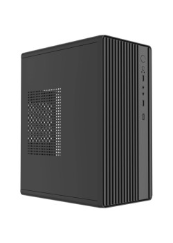 Корпус Accord ACC-M258-01B черный без БП mATX 1x80mm 2xUSB2.0 audio