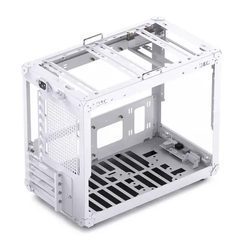 Корпус без блока питания/ Case JONSBO C6 MAX Handle, Mini-Tower, TG, no fan, 1xUSB-A 3.0 + 1xUSB-C 3.1, mATX, mITX White