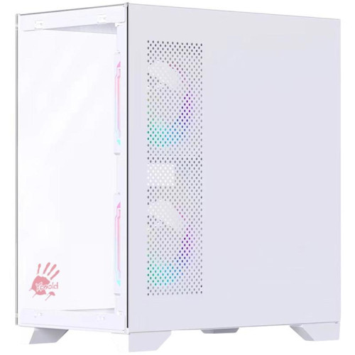 Корпус Bloody BD-CC103F белый без БП mATX 7x120mm 1xUSB2.0 1xUSB3.0 audio bott PSU