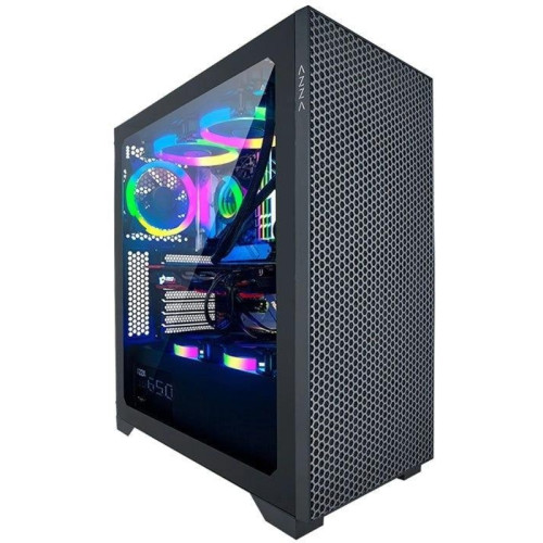 Корпус Azza Hive черный ATX 8x120mm 5x140mm 2xUSB2.0 1xUSB3.0 audio bott PSU [CSAZ-450 HIVE]