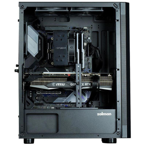 Корпус Zalman i4 черный ATX 8x120mm 6x140mm 1xUSB2.0 2xUSB3.0 audio bott PSU [I4 BLACK]