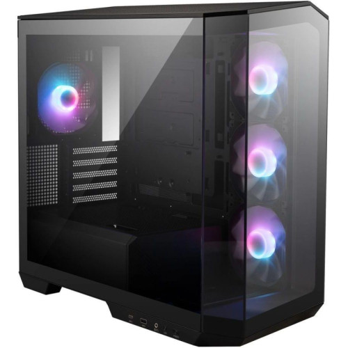 Корпус MSI MAG PANO M100R PZ черный mATX 3x120mm 4x140mm 1xUSB3.1 audio CardReader AirDuct bott PSU [306-7G24R21-809]