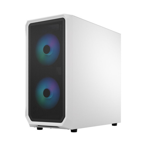 Корпус ПК без блока питания/ Fractal Focus 2 RGB, White, Mi