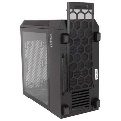 Корпус Hiper PB81 черный ATX 4x120mm 2xUSB2.0 2xUSB3.0 audio bott PSU [PB81]
